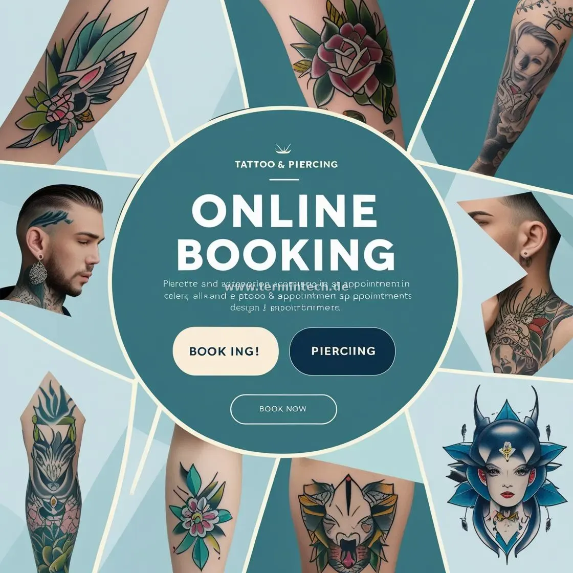 Optimierter Betrieb für Tattoo- und Piercingstudios mit TerminTech: weniger Verwaltungsaufwand